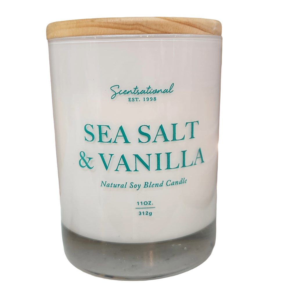 SCENTSATIONAL SEA SALT & VANILLA CANDLE