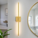 30" ROTATABLE GOLD BATHROOM VANITY LIGHT FIXTURE
