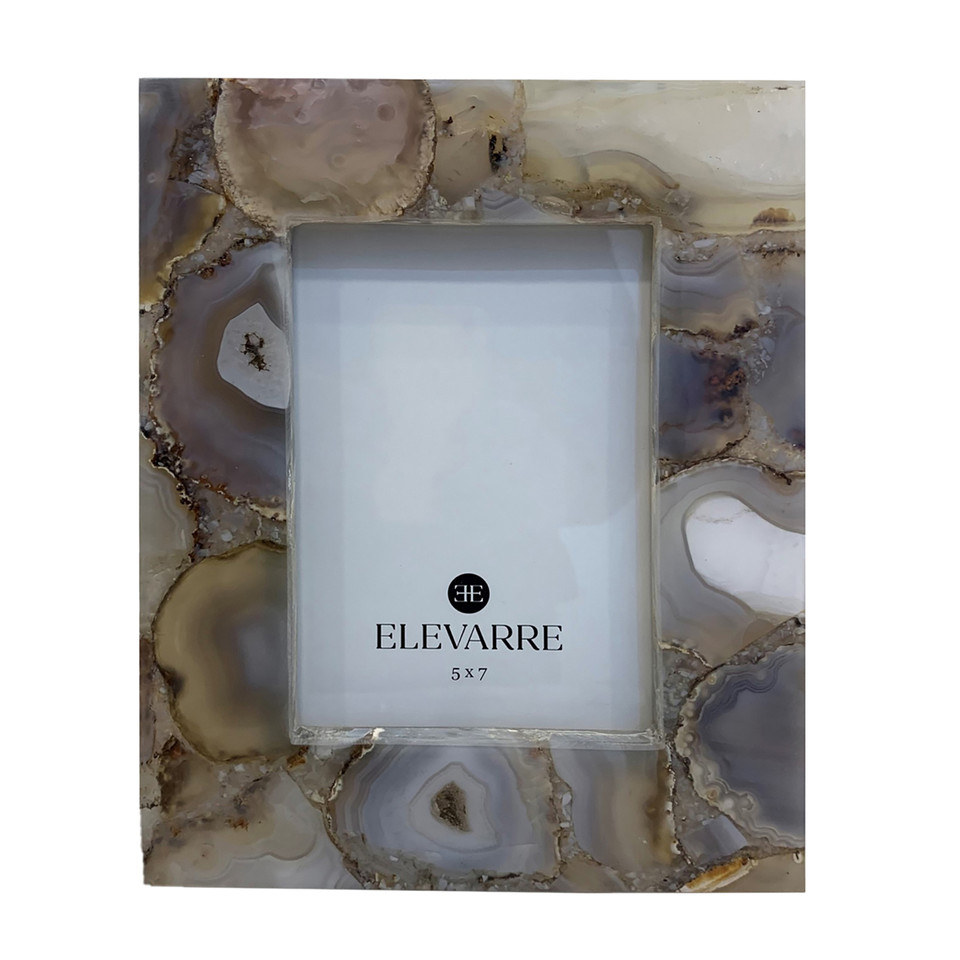 5X7 MANKATO GREY AGATE PICTURE FRAME