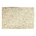 METALLIC LASER CUT PVC PLACEMAT SISAL SILVER -BEIGE 