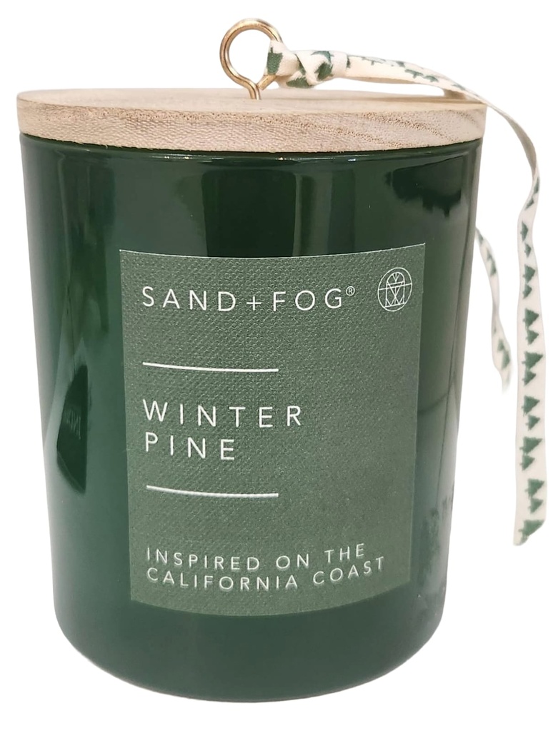Sand+Fog Winter Pine Candle-Green