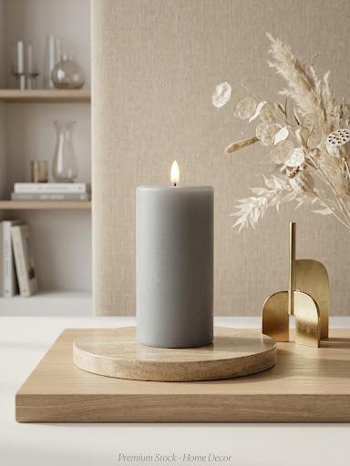 Small Signature Series LED Pillar Candle 