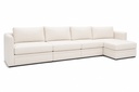 DL GRANDUER 5PC SECTIONAL-TOUCH SAND 