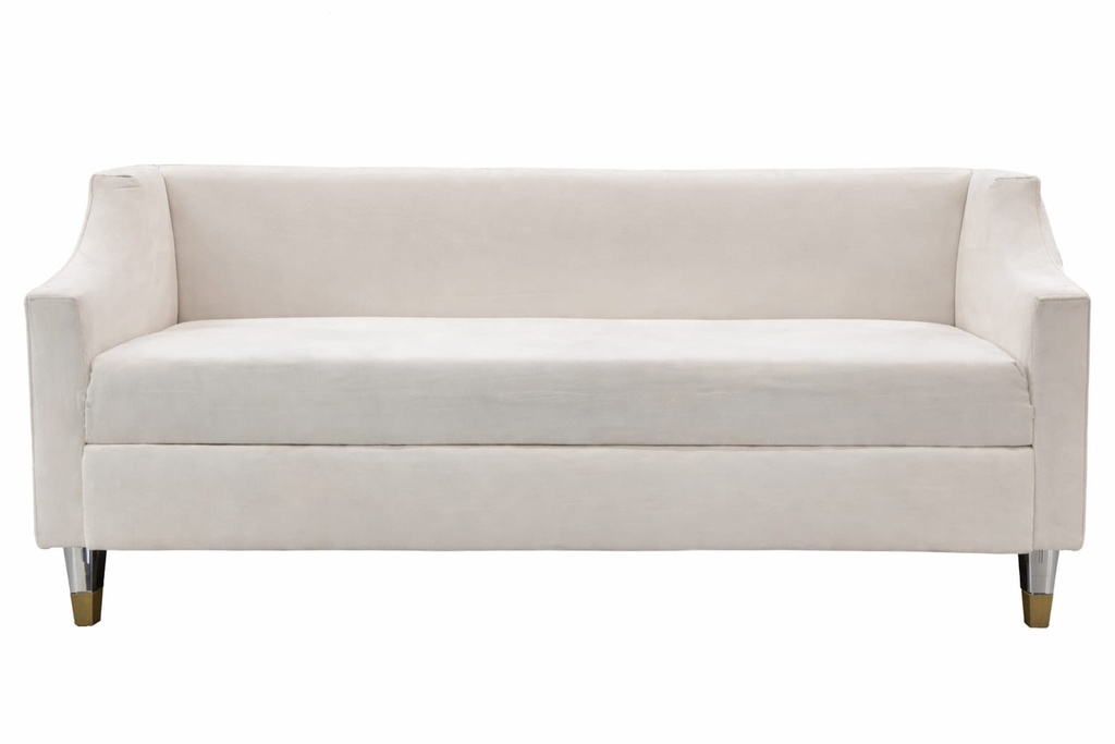 DL STORAGE BENCH WITH ACRYLIC LEGS