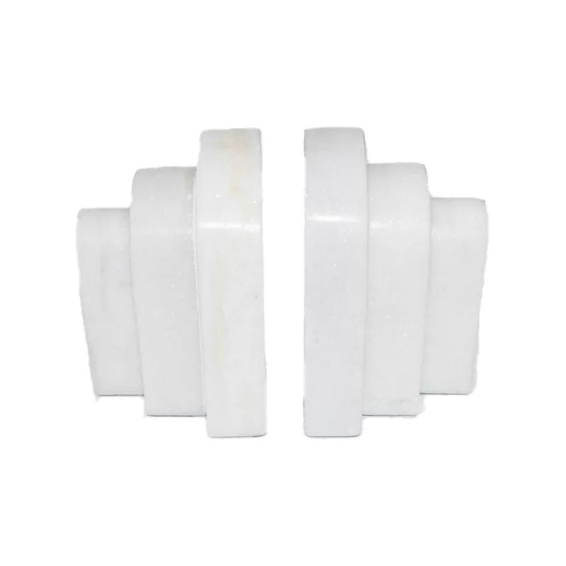  6" MARBLE LAYERED ARCHES BOOKEND