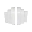  6" MARBLE LAYERED ARCHES BOOKEND