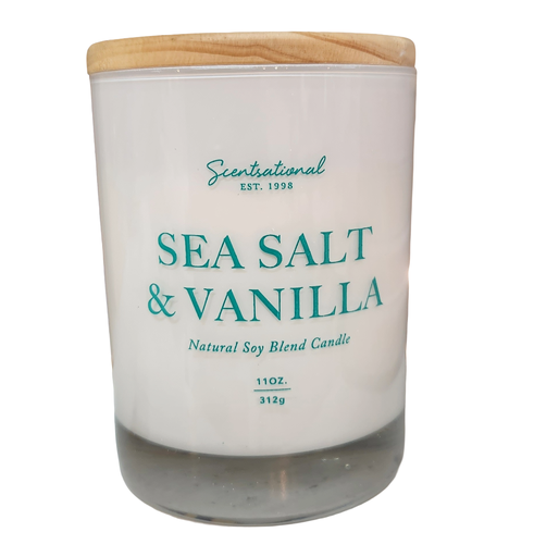 [DL01289] SCENTSATIONAL SEA SALT & VANILLA CANDLE