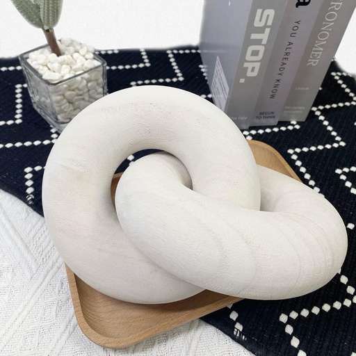 [DL01397] WOOD CHAIN LINK DECOR - 2 LINK