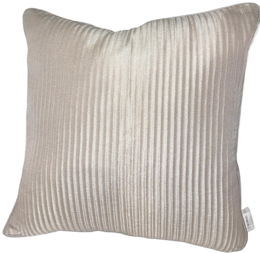 [DL01402] 20X20" TEXTURED CHAMPAGNE PILLOW