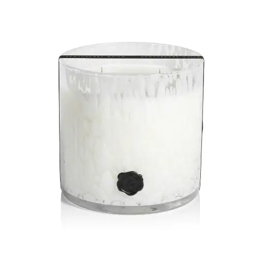 [DL01482] AG OPAL GLASS FIVE-WICK CANDLE JAR - WHITE GARDENIA 