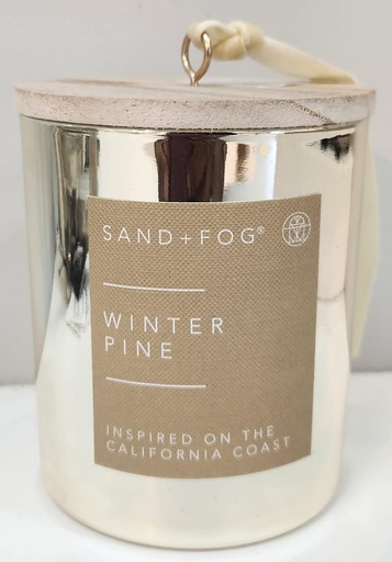 [DL01555] Sand+Fog Winter Pine Candle-Gold