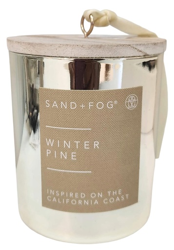 [DL01555] Sand+Fog Winter Pine Candle-Gold