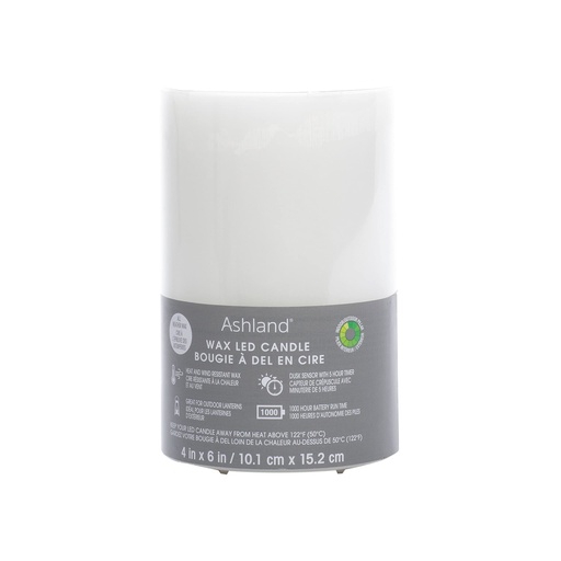 [DL01566] Ashland Wax LED Candle 4x6"