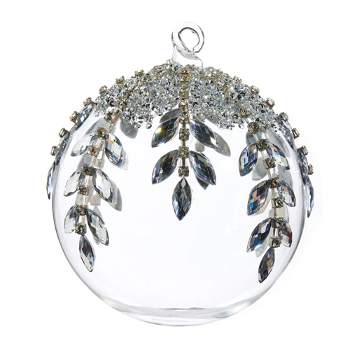 [DL01657] Clear Glass Jewel Ornament