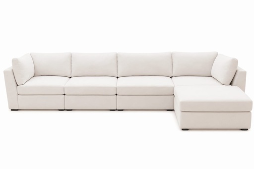 [DL01712] DL HARMONY 5PC SECTIONAL-TOUCH BEIGE