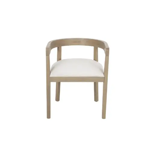 [DL01794] Daney Peony Fabric Dining Chairs-Light Ash

