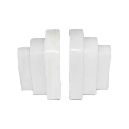 [DL01821]  6" MARBLE LAYERED ARCHES BOOKEND