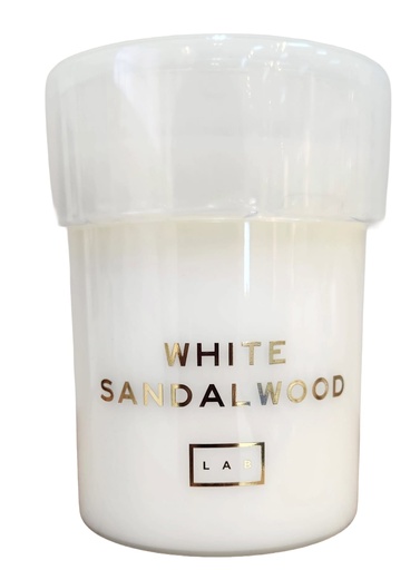 [DL01919] White Sandal Wood LAB Candle  