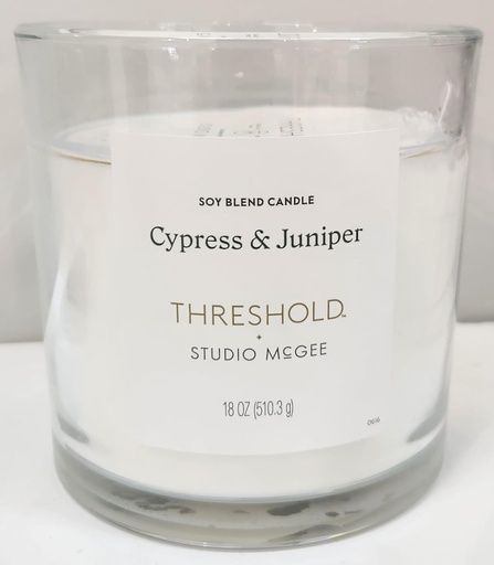 [DL01945] Cypress & Jupiter Threshold Candle 18oz 