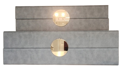 [DL01956] LIVID STORAGE BOX W/ GOLD DETAIL (LG) 