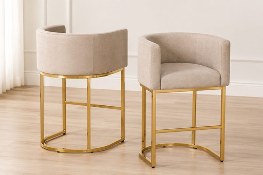 [DL02084] 29" Modern Barrel Stools 
With Footrest 