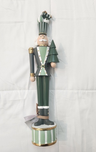 [DL02224]  17.5" Green Nutcracker Figurine 