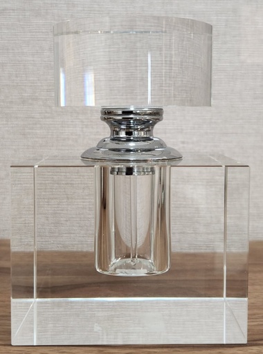 [DL02246] Modern Glass Perfume Bottle- Cube 