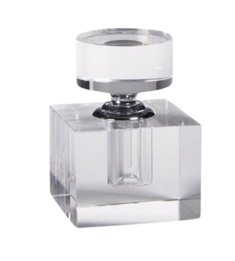 [DL02246] Modern Glass Perfume Bottle- Cube 