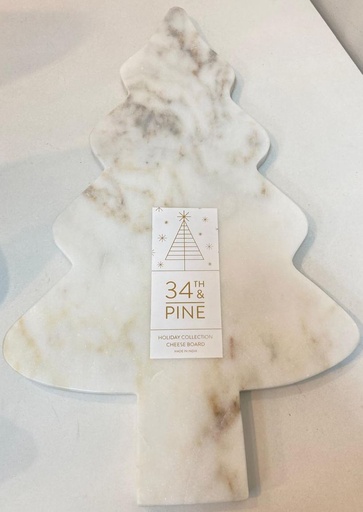 [DL02323] Marble Christmas Tree Shaped Cheese Board 