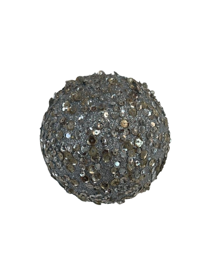 [DL02367] Silver & Bronze Sequin Ornament  