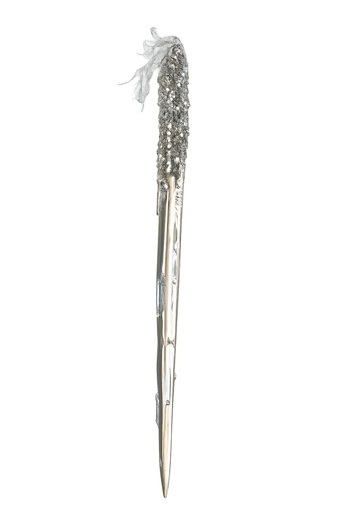 [DL02371] Glass & Crystal Icicle Ornament  