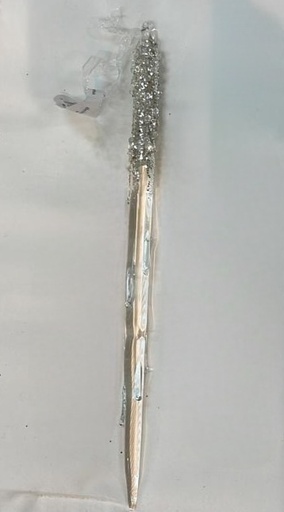 [DL02371] Glass & Crystal Icicle Ornament  