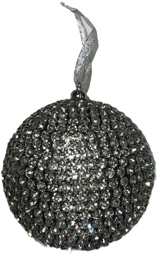 [DL02377] Silver Glam Ornament-Large 