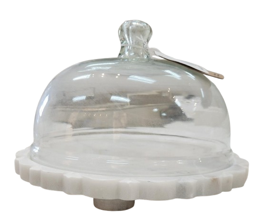 [DL02546] Glass Dome with Marble Base  