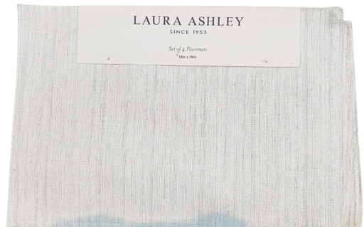 [DL02547] Grey Laura Ashley placemats set of 4 