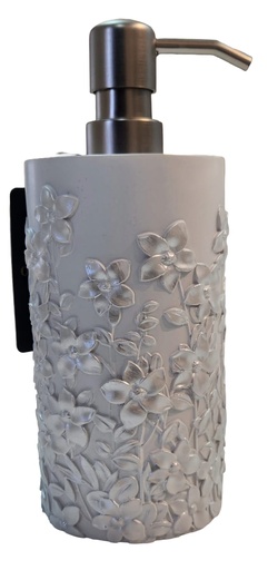 [DL02610] Opuloria Floral Embossed Soap Dispenser 
