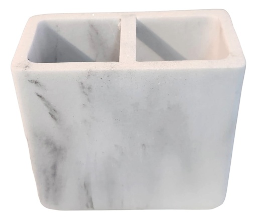 [DL02620] Rectangular Marble Bathroom Utensil Organizer   