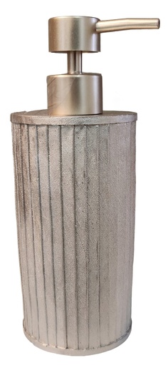 [DL02623] Gold Ribbed Soap Dispenser 