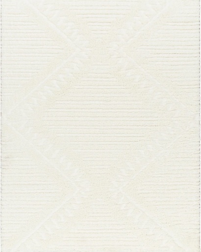 [DL02685] 6.7 x 9 Liva Bliss Nomadic Area Rug -Cream  