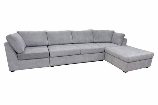 [DL02713] DL HARMONY 5PC SECTIONAL-TOUCH ALUMINUM 