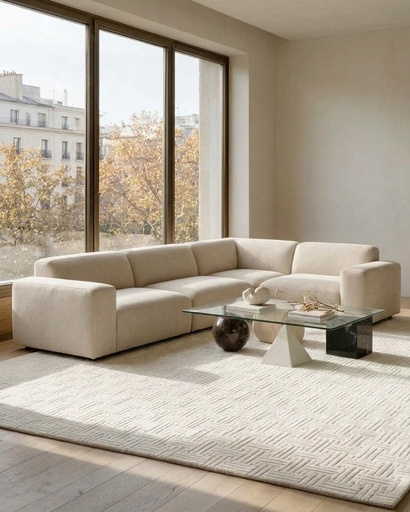 [DL02941] 6.7" x 9" Geometric Maze Rug 
