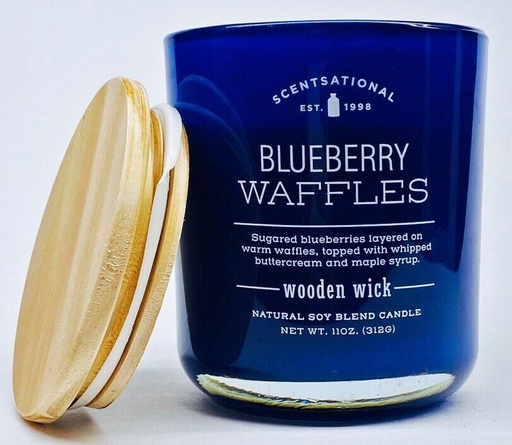 [DL00488] BLUBERRY WAFFLES 26 OZ NAVY JAR CANDLE