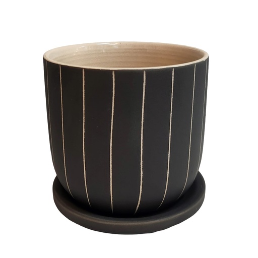 [DL00731] 5" STRIPES PLANTER