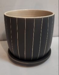 [DL00732] 6" STRIPES PLANTER
