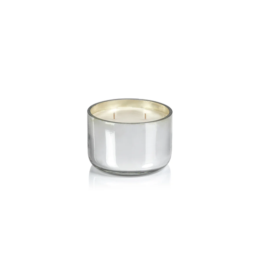 [DL00191] SIBERIAN FIR SCENTED CANDLE JAR - 2 WICK- SILVER