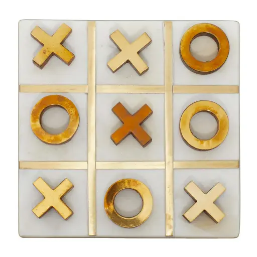 [DL00077]  2 PLAYER MARBLE TIC TAC TOE