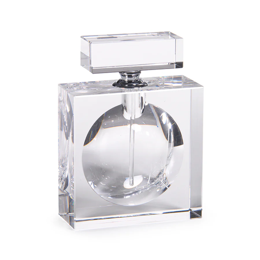 [DL00166] MODERN MOROCCO GLASS PERFUME BOTTLE - RECTANGULAR - LARGE