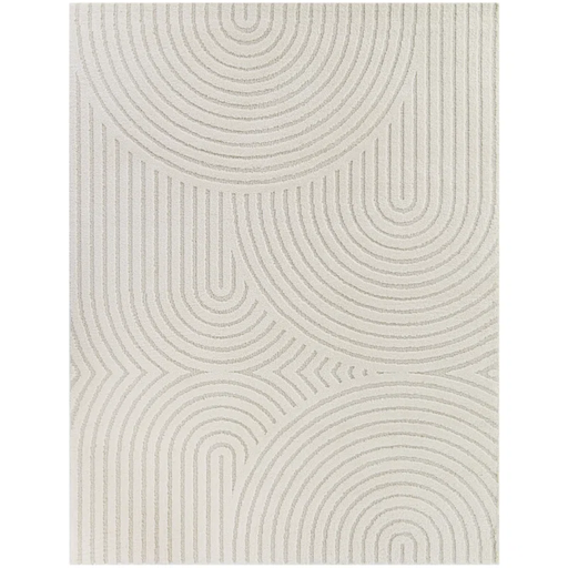 [DL00057]  GEOMETRIC RUG 8X 10 CREAM