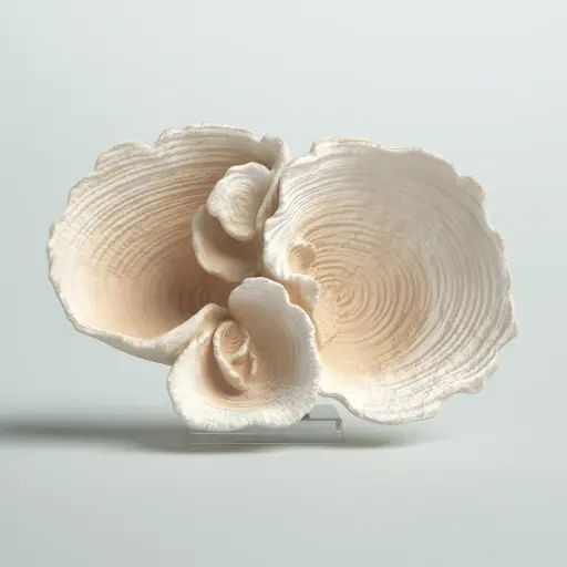 [DL01069] 13X9" WHITE CORAL FIGURINE