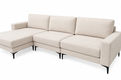 [DL01224] DL OASIS 2PC SECTIONAL-TOUCH TAN